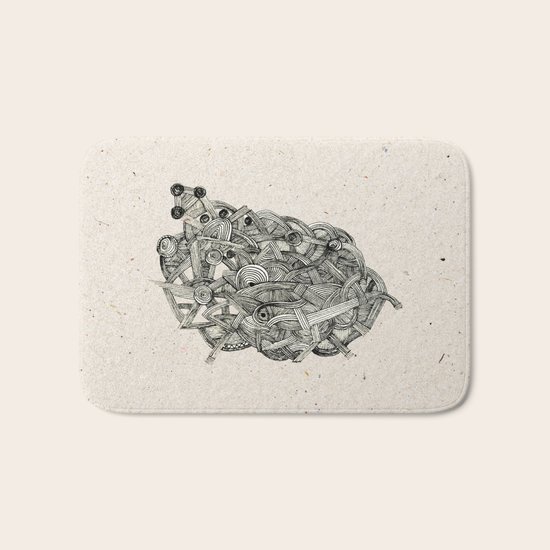 - dark world - Bath Mat