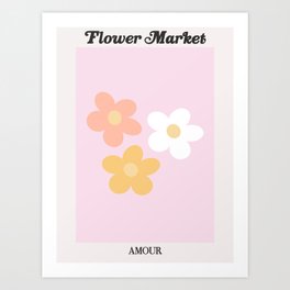 flower market / amour Art Print