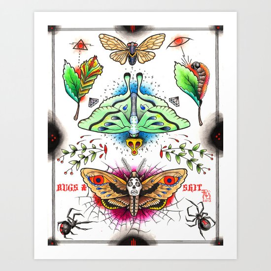 BUGS & SH!T Art Print