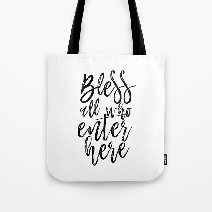 Bible Verse Bible Cover Bless All Who Enter Here Home Decor Home