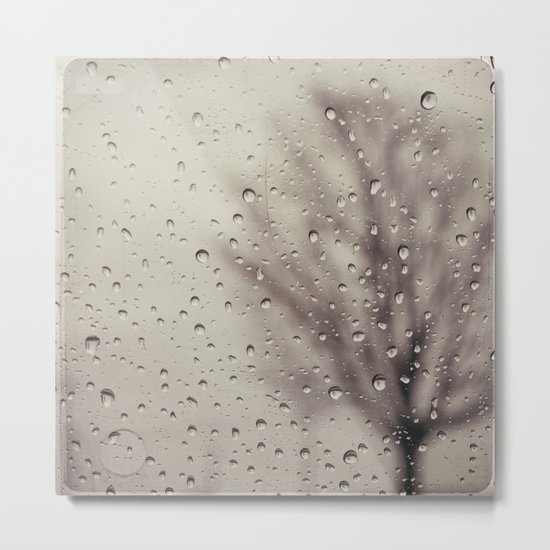 Rain Metal Print