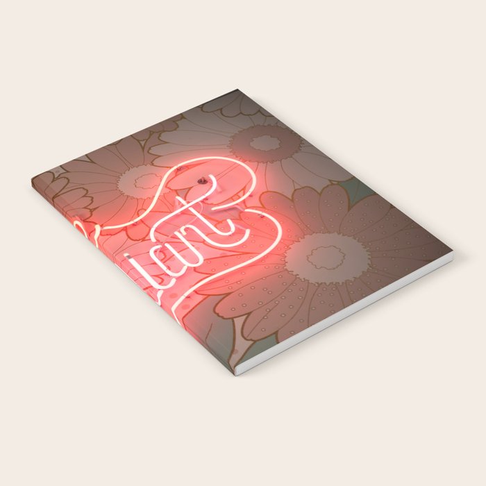 Be Brillant Cool Colorful Light And Flower Notebook