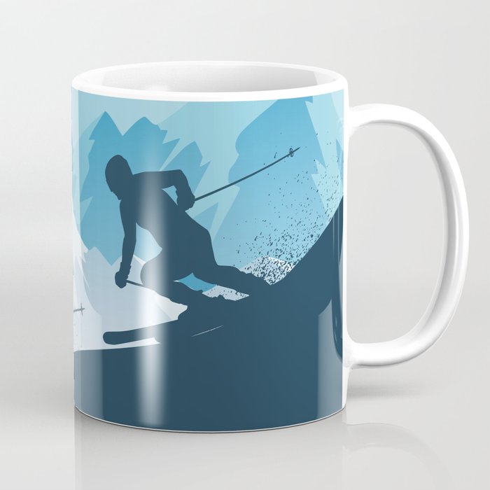 Let's Ski - Winter Sport - Christmas Special Coffee Mug