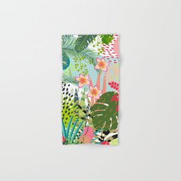Tropical, Palms, Jungle Prints, Nature Art. Hand & Bath Towel
