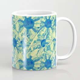 Sunflowers (Cyan) Coffee Mug
