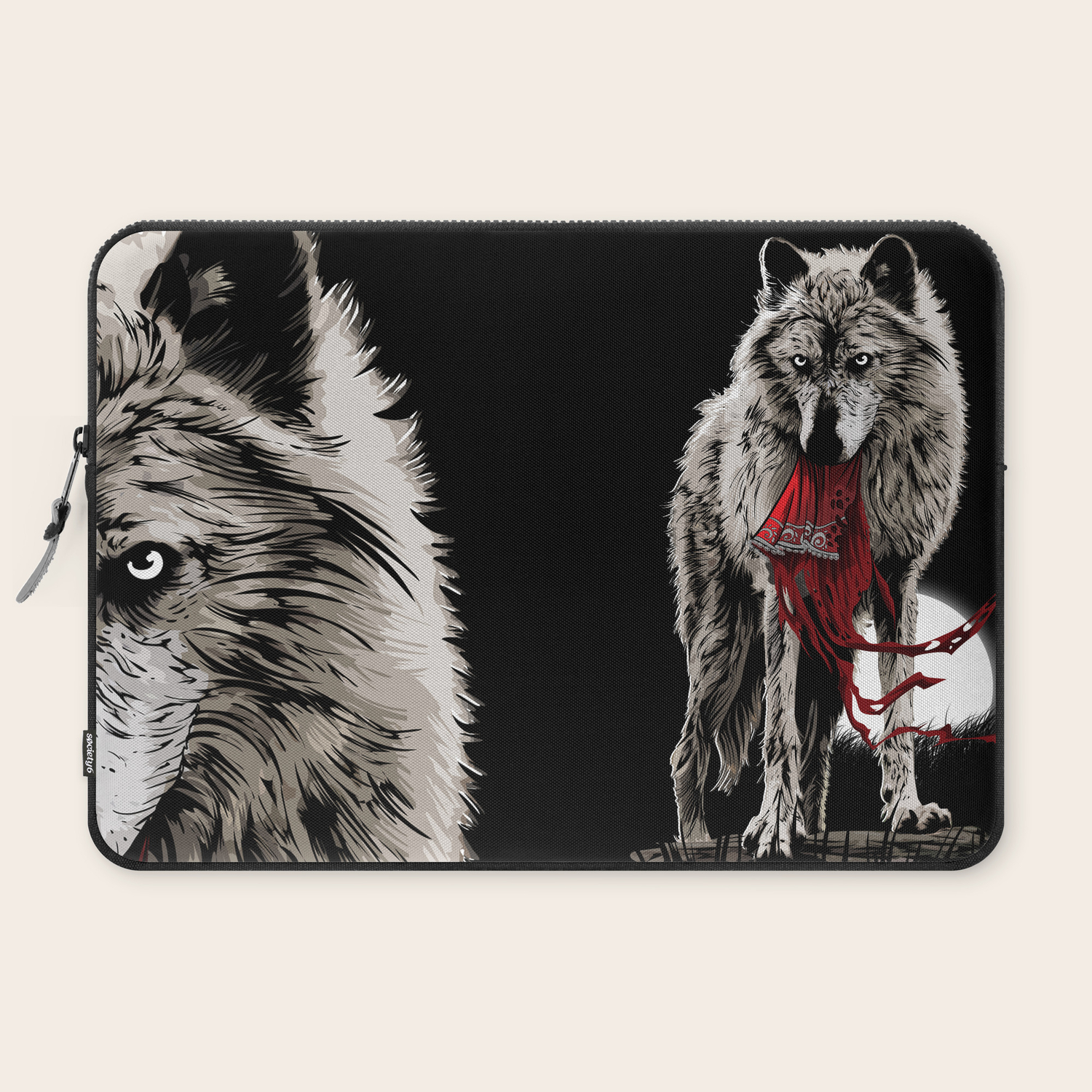 Wolf Laptop Sleeve By Artofkaan Society6