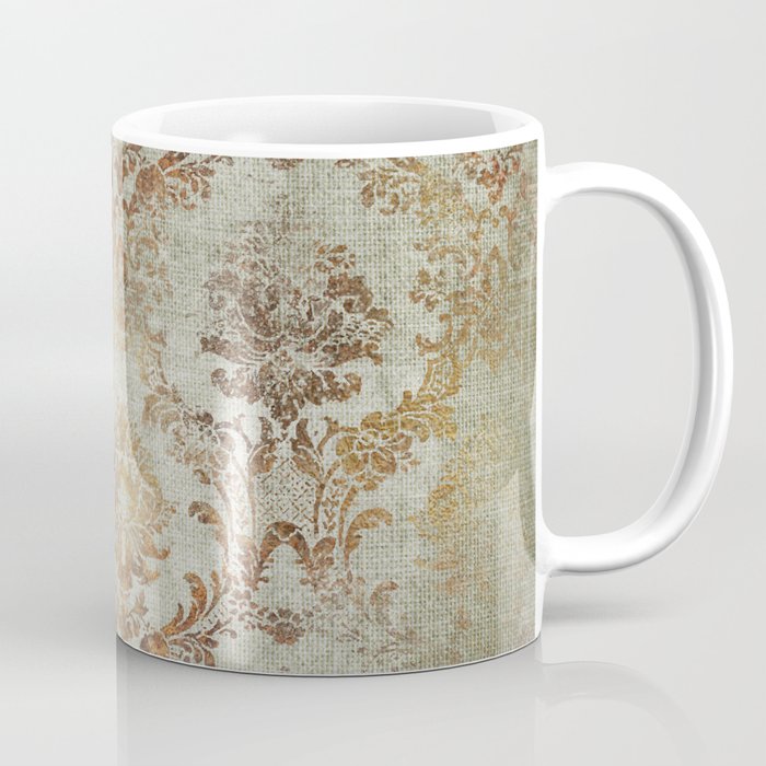 Aged Damask Texture 3 Coffee Mug