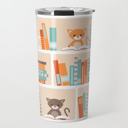 Library cats Travel Mug