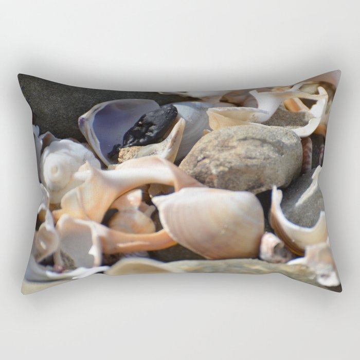 Broken Shells Rectangular Pillow
