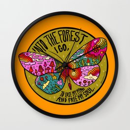 Into the Forest Wall Clock