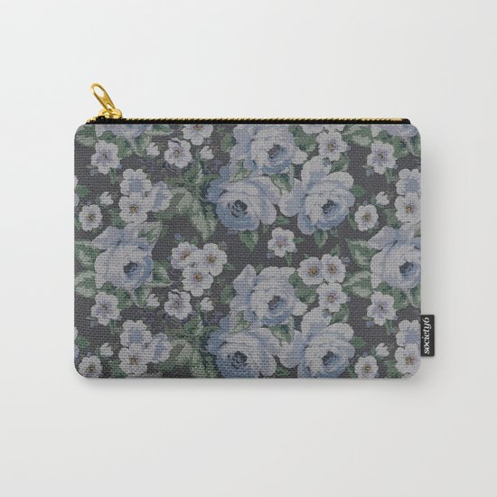Floral Mozaic Pattern Carry-All Pouch