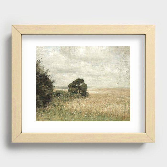Vintage Landscape Recessed Framed Print