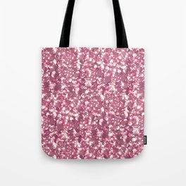 Pink confetti. Shiny seamless texture . shiny pattern, sequins, glitter pattern Tote Bag