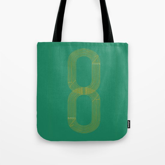 Eight track - runners never quit Tote Bag