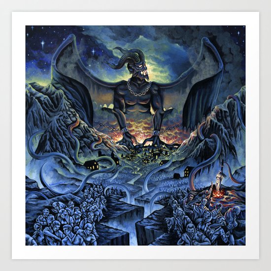 Typhon Art Print