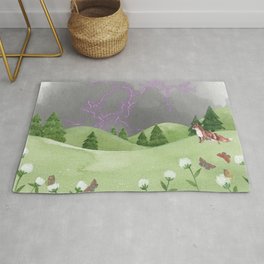 Seek Shelter Area & Throw Rug