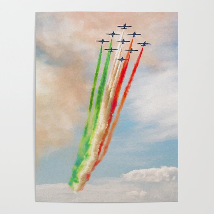 Frecce Tricolori in action Poster