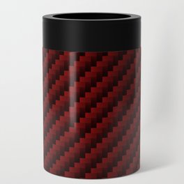 Brown Color Geometric Square Design  Can Cooler