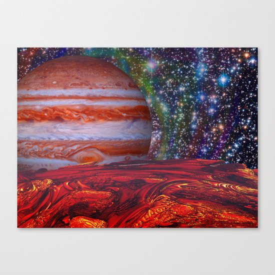 Looking At Jupiter Canvas Print