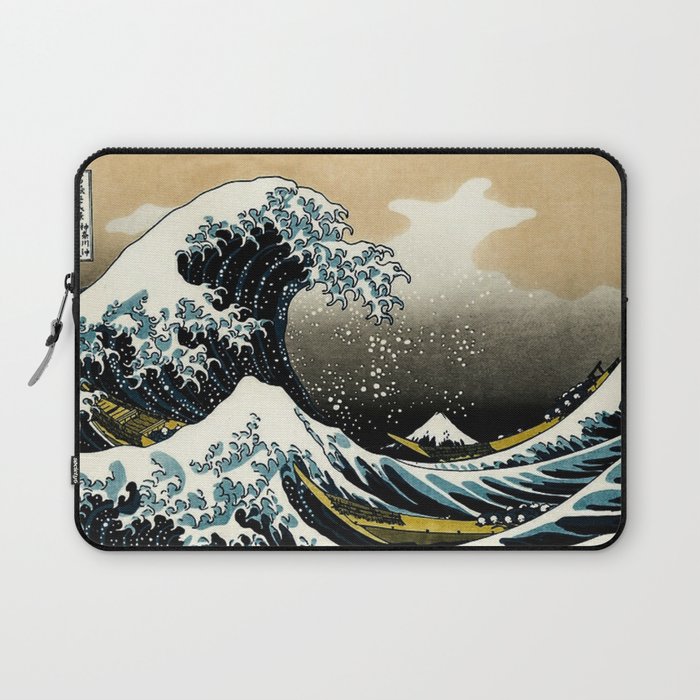 The Great Wave Off Kanagawa ,No.2, Laptop Sleeve