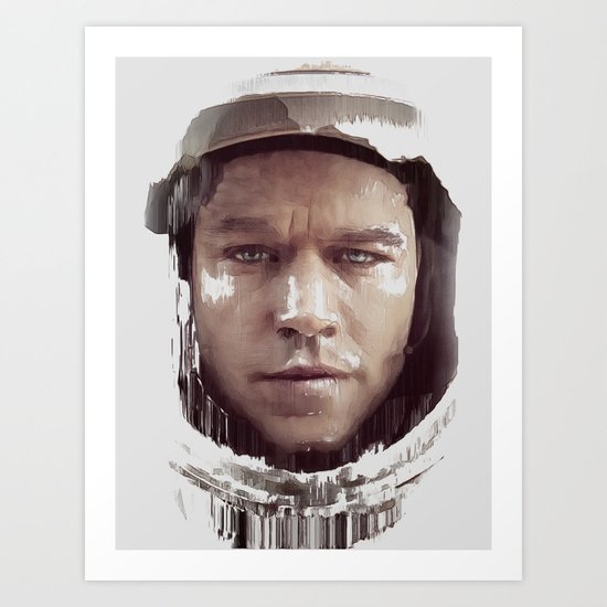 The Martian Art Print
