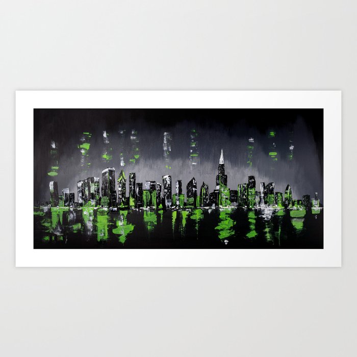 New York skyline Art Print