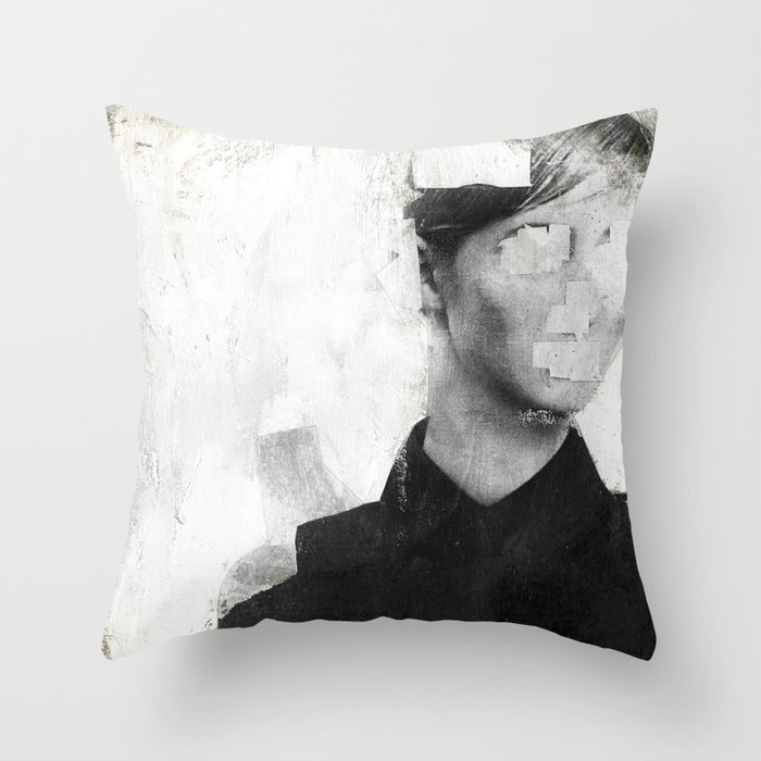 Faceless | number 01 Throw Pillow