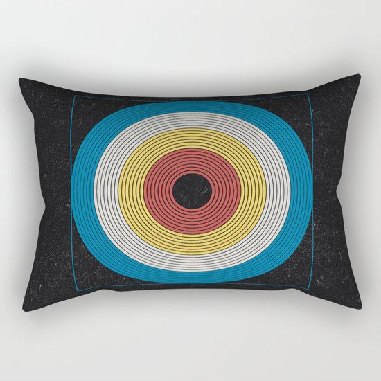 Making Peace With Noise Rectangular Pillow