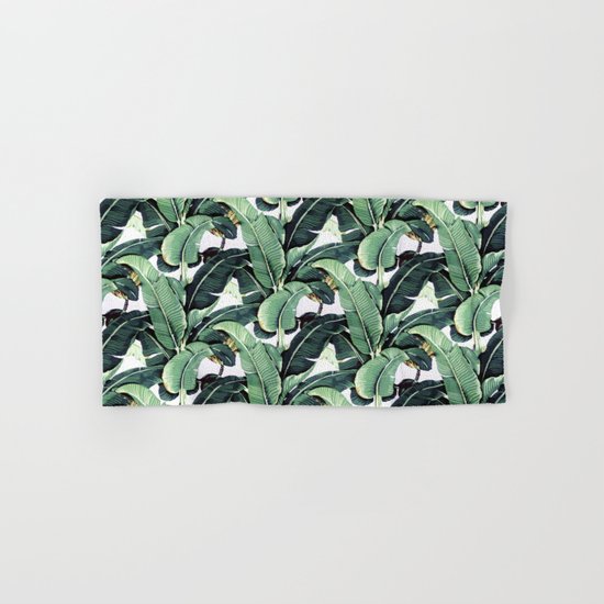 Leaf pattern Hand & Bath Towel