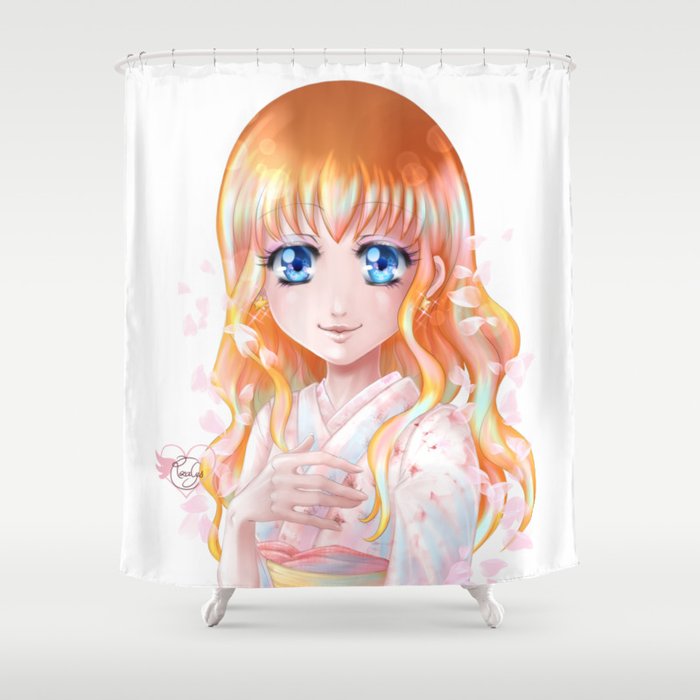 Hana floraison Shower Curtain
