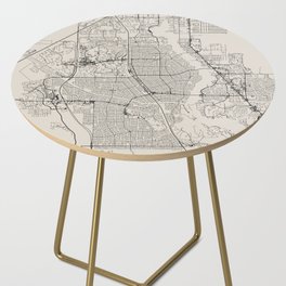 Map of Port St. Lucie USA Side Table