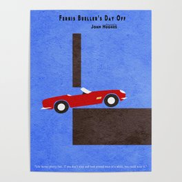Ferris Bueller's Day Off Poster | Alternative, Digital, Vintage, Poster, Ferris, Mixed Media, Graphicdesign, Cult, Minimalist, Creative 