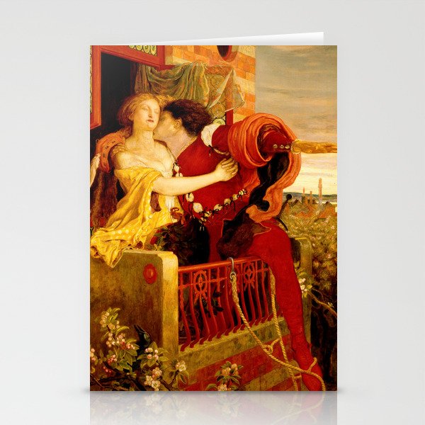 Romeo and Juliet by F. M. Brown Stationery Cards