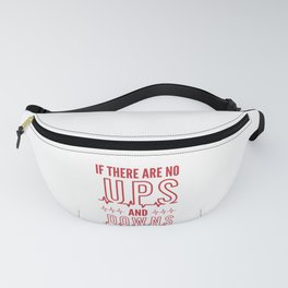 Ups And Downs Nurse Medical Health Care Fanny Pack