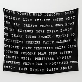 Yay You! #4 (Hand Stamped) Wall Tapestry