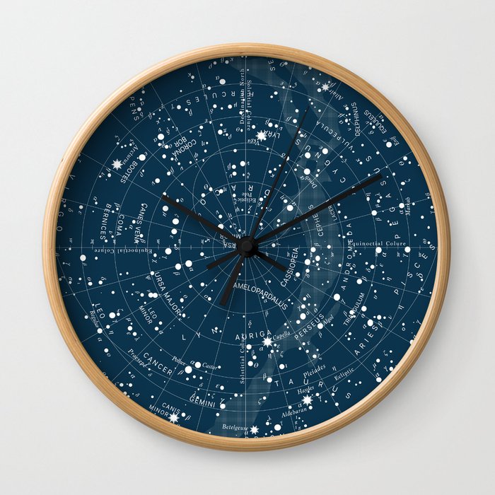 Visible Constellations Astronomy Astrology Wall Clock
