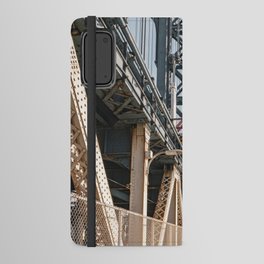 Manhattan Bridge in Winter | New York City | Travel Photography Android Wallet Case