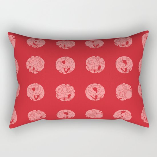 Polka Dots Rectangular Pillow