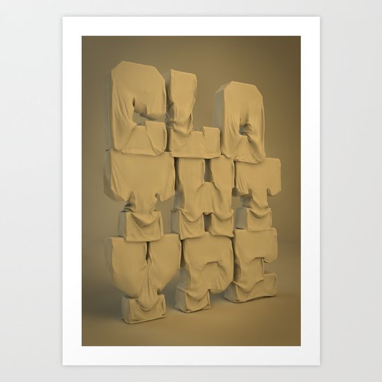 Cloth type Art Print