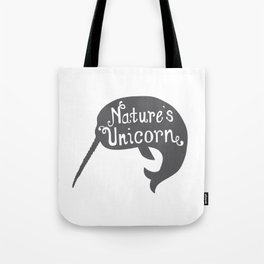 Narwhal Nature's Unicorn Tote Bag