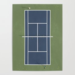 Tennis Court | Match Point  Poster