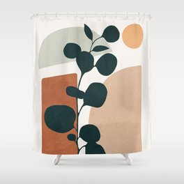 Soft Shapes V Shower Curtain