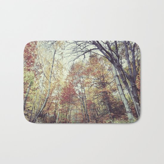 "Into the woods" Autumn wander. Bath Mat