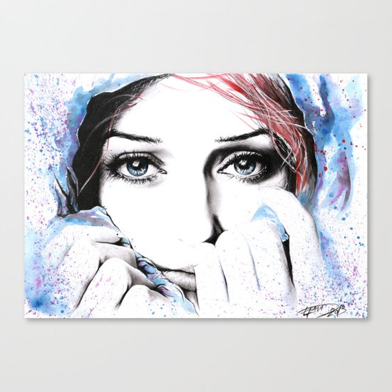 See What Feelings I Hide Canvas Print