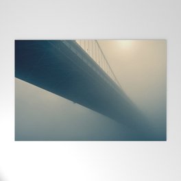  Fog over the Benjamin Franklin Bridge Philadelphia, Pennsylvania Welcome Mat