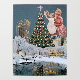 Merry NY Christmas Poster