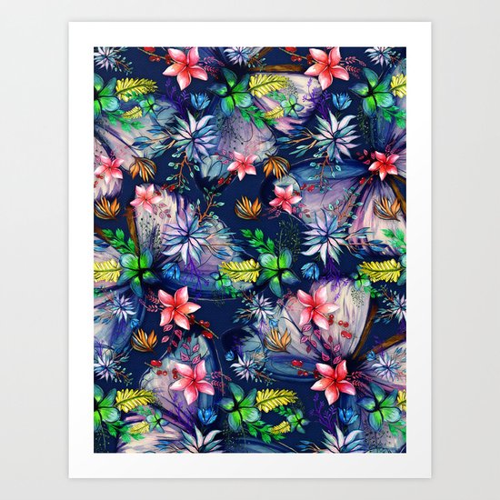My Tropical Garden 11 Art Print
