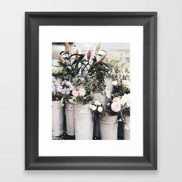 Flower Display Framed Art Print