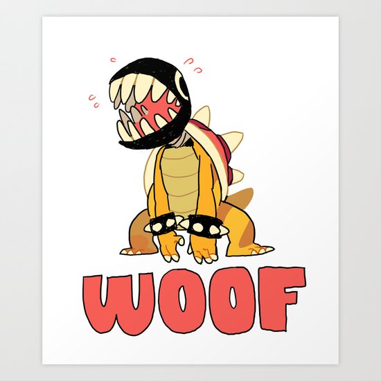woof Art Print