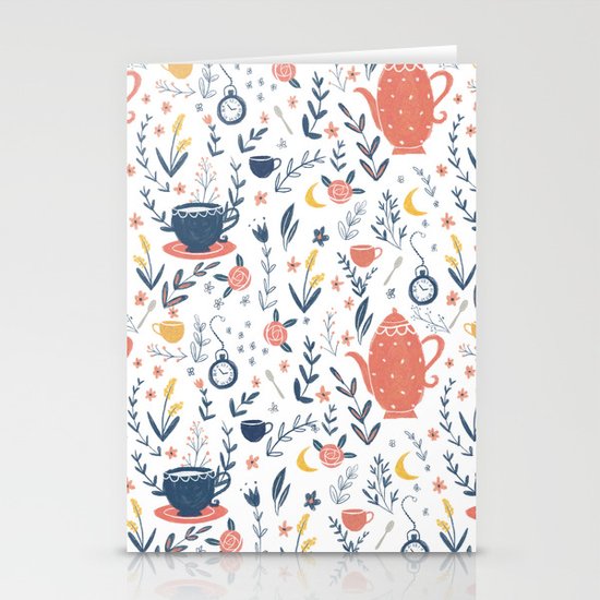 Mad Tea Party Stationery Cards